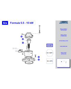 ABAC, (OEM) Genesis, Formula, C55, 5.5-11Kw & 15Kw, Intake Valve Kit, 2901320198