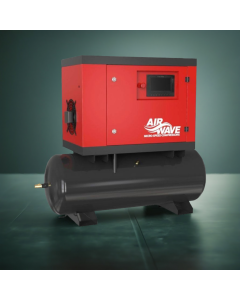 Airwave Micro-Speed, Variable Speed Compressor, 7.5hp/5.5Kw-400V, 21 CFM, 6-10 Bar 160L Tank Mounted 