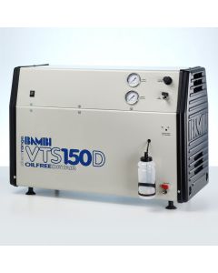 Bambi VTS Range, VTS150D, 1.5hp/1.1Kw, 175l/min, 8 bar, 23L Tank, Silent Dental Air Compressor & Adsorption Dryer