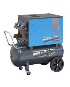 AIRSIL EVO B3800B-PRO/100 CT3, PORTABLE, 3hp/2.2Kw, 12.5 CFM,10 bar, 100L Tank, Low Noise Level, Oil Lubricated.