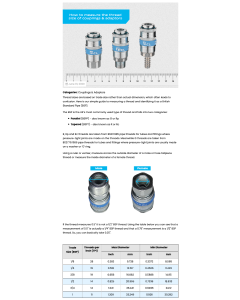 How to Measure BSP Size for Couplings 