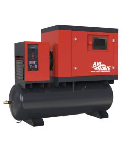 Airwave Micro-Speed, Variable Speed Compressor, 5.5hp/4Kw-400V, 16 CFM, 6-10 Bar 200L Tank Mounted + Dryer
