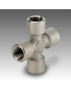 A14, 1/4" BSP Female, Equal Cross, 2114002