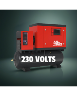 Airwave Micro-Speed, Variable Speed Compressor, 5.5hp/4Kw-230V, 32Amp 17 CFM, 6-10 Bar 200L Tank Mounted + Dryer