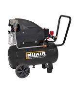 NuAir, MK265-24-CM2 TECH, 2hp/1.5Kw, 8.5 CFM,10 bar, 24L Tank, Oil Lubricated.