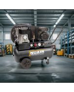 NuAir, NB2800B/50/2M TECH PRO - PORTABLE (13A) 2hp/1.5Kw, 9 CFM,10 bar, 50L Tank, Lower Noise Level, Oil Lubricated.