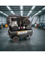 NuAir, NB2800B/50/3M TECH PRO - PORTABLE (13A) 3hp/2.2Kw, 12.5 CFM,10 bar, 50L Tank, Lower Noise Level, Oil Lubricated.