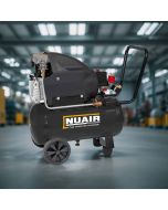 NuAir, MK265-24-CM2 TECH, 2hp/1.5Kw, 8.5 CFM,10 bar, 24L Tank, Oil Lubricated.