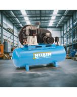 NuAir, NB7/200 FT 5 STATIONARY, 5.5hp/4Kw, 24 CFM, 10 bar, 200L Tank (Slow Revs)