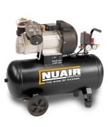 NuAir, NDV/50 CM3, 3hp/2.2Kw, 8 Bar, 12.6 CFM, 8 bar, 50L Tank, Oil Lubricated.