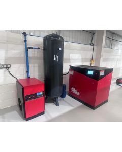 variable speed compressor with dryer